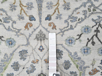 Oushak Oushak hand-knotted wool rug in Gray, 6' x 8'10" — SKU O010407 (view 4)