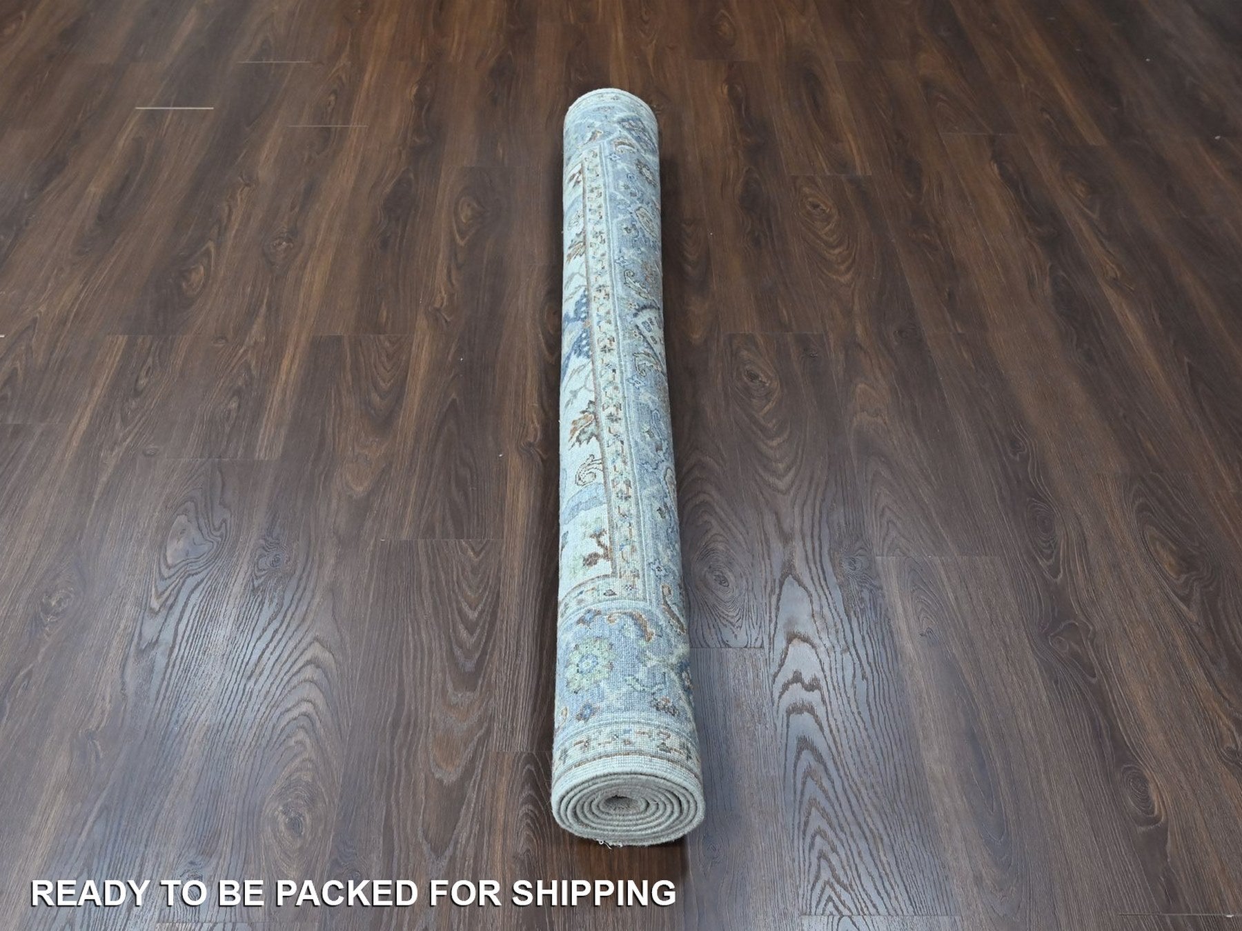 Oushak Oushak hand-knotted wool rug in Gray, 6' x 8'10" — SKU O010407 (view 6)