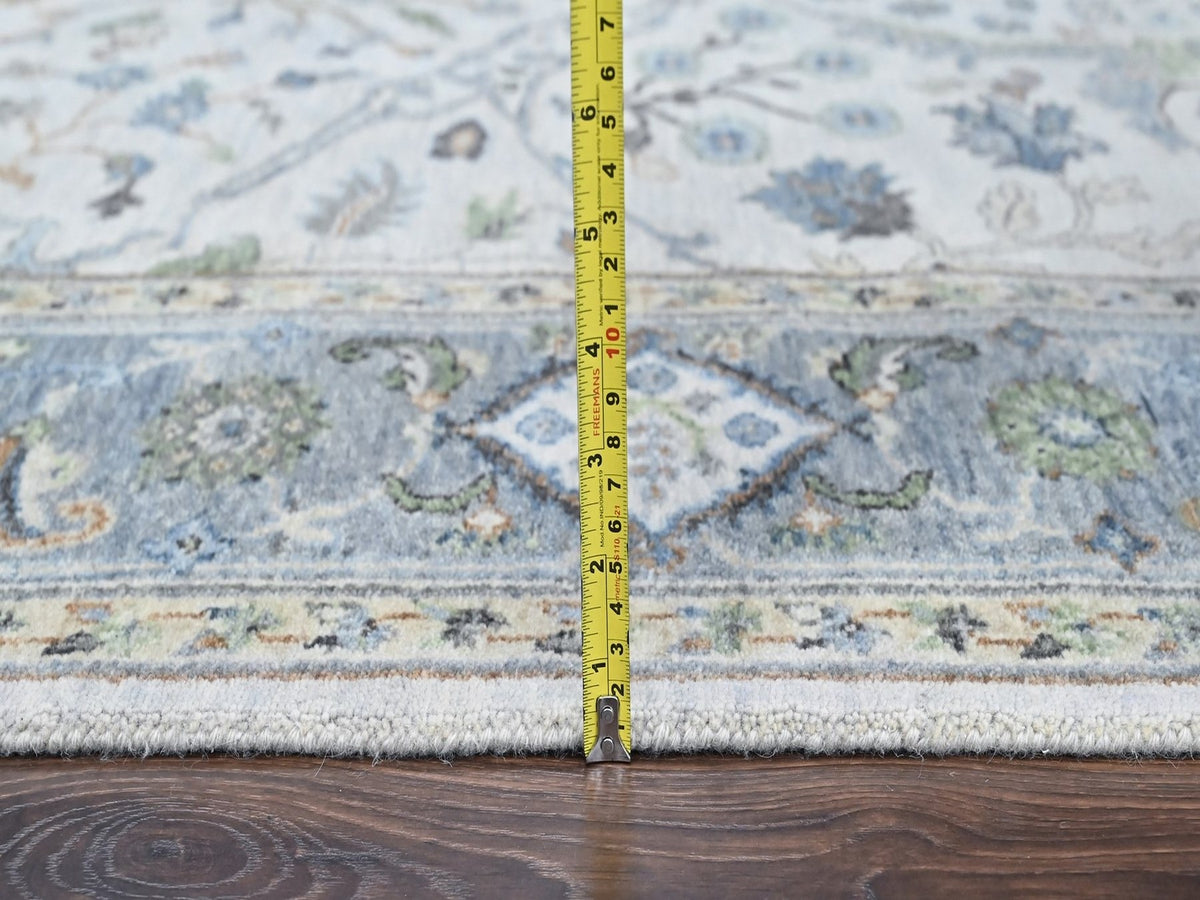 Oushak Oushak hand-knotted wool rug in Gray, 6' x 8'10" — SKU O010407 (view 7)