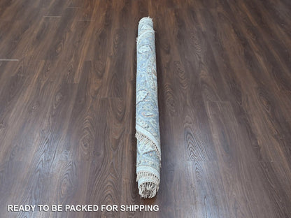 Oushak Oushak hand-knotted wool rug in Gray, 6'11" x 6'11" — SKU O010414 (view 6)