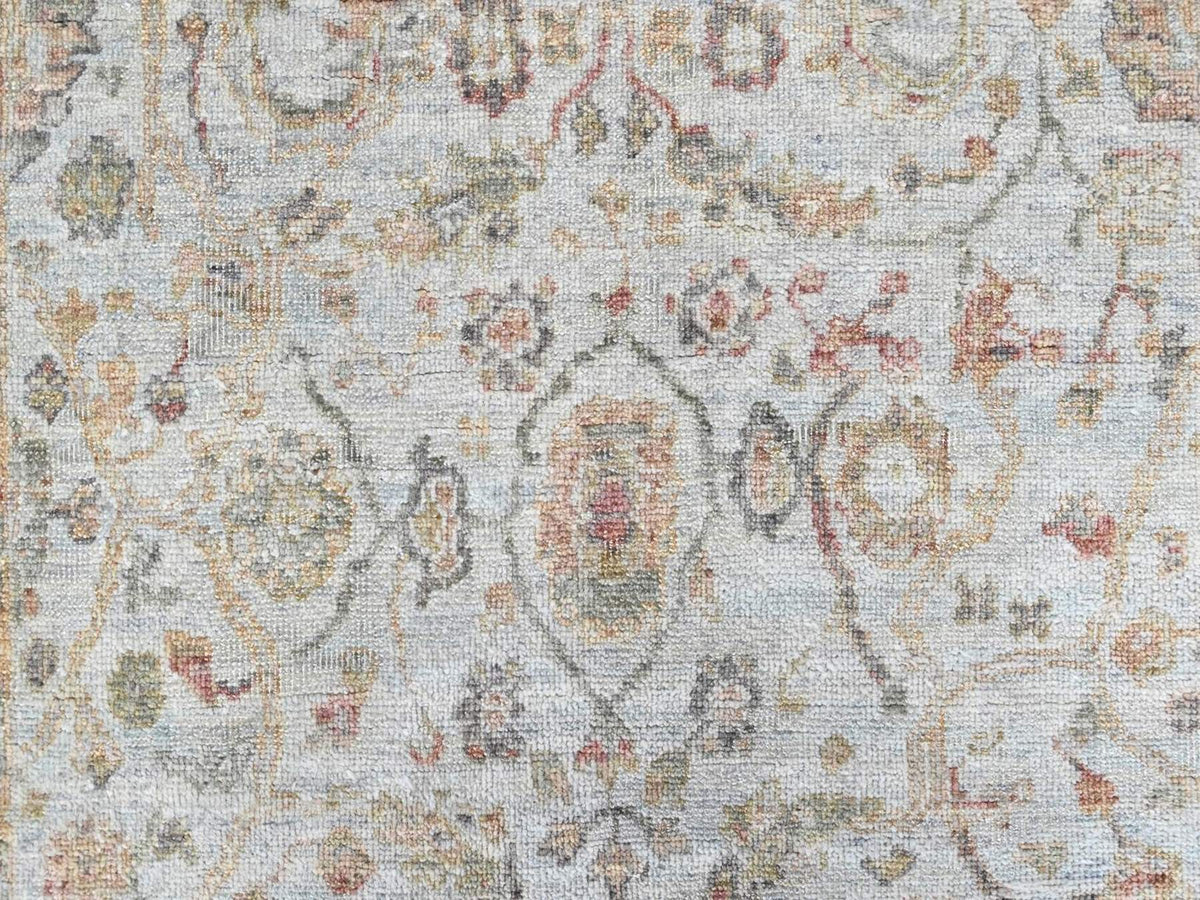 Mahal Oushak hand-knotted wool rug in Gray, 3'1" x 4'11" — SKU O010415 (view 5)