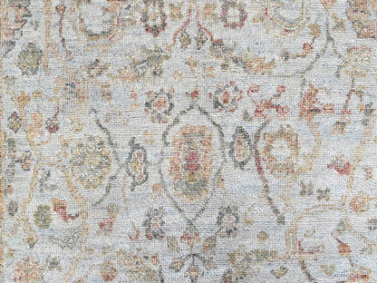 Mahal Oushak hand-knotted wool rug in Gray, 3'1" x 4'11" — SKU O010415 (view 5)