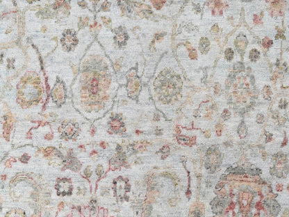 Mahal Oushak hand-knotted wool rug in Gray, 5'11" x 8'10" — SKU O010417 (view 5)