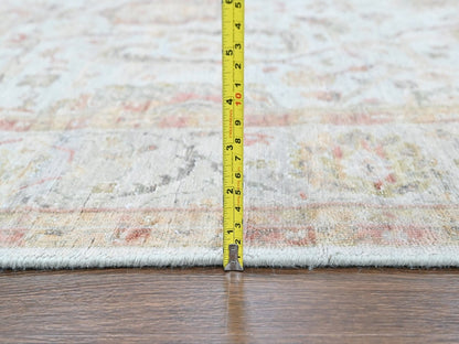 Mahal Oushak hand-knotted wool rug in Gray, 5'11" x 8'10" — SKU O010417 (view 7)