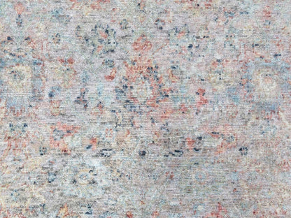 Pink 3'11" x 5'11" Oushak And Peshawar Hand knotted Silk Rug - Sku: O010419