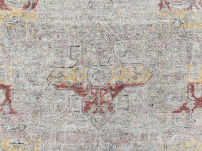 Mahal Oushak hand-knotted wool rug in Ivory, 3' x 4'10" — SKU O010432 (view 5)