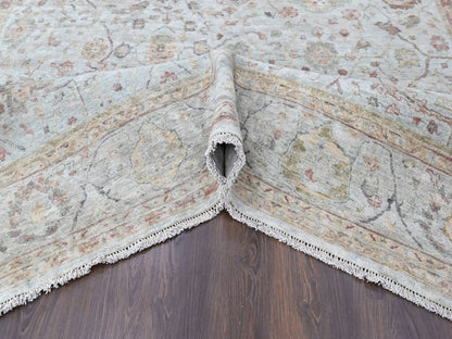 Mahal Oushak hand-knotted wool rug in Gray, 9' x 12' — SKU O010435 (view 5)