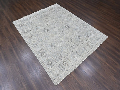 Oushak Oushak hand-knotted wool rug in Gray, 8'1" x 9'11" — SKU O010486 (view 3)
