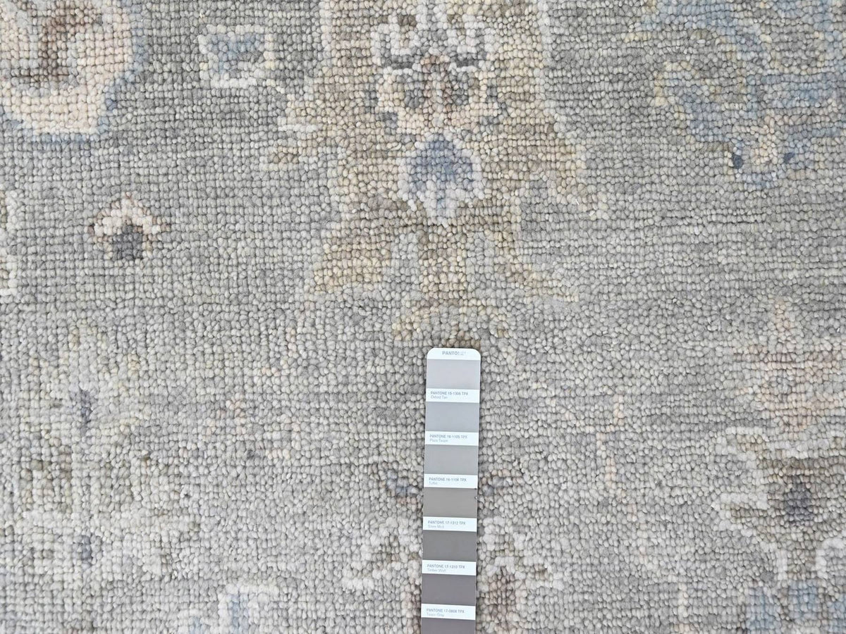 Oushak Oushak hand-knotted wool rug in Gray, 8'1" x 9'11" — SKU O010486 (view 7)