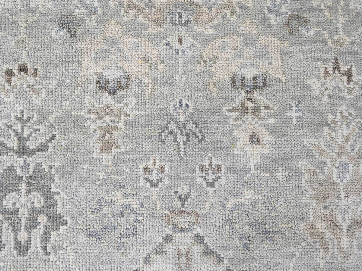 Oushak Oushak hand-knotted wool rug in Gray, 8'1" x 9'11" — SKU O010486 (view 8)