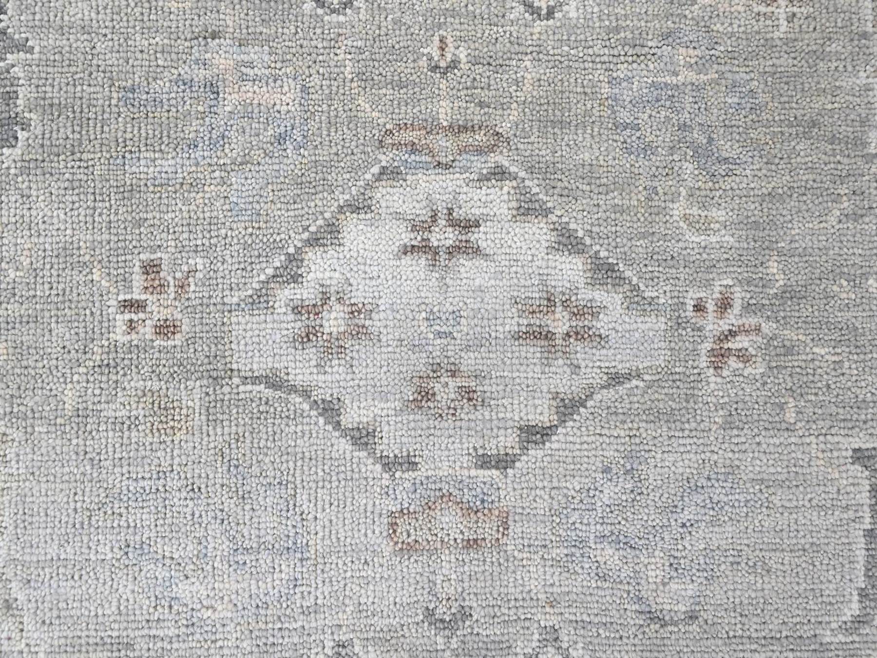 Oushak Oushak hand-knotted wool rug in Gray, 11'9" x 14'9" — SKU O010488 (view 8)