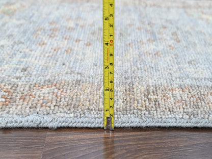 Oushak Oushak hand-knotted wool rug in Gray & Brown, 2' x 3' — SKU O010489 (view 6)