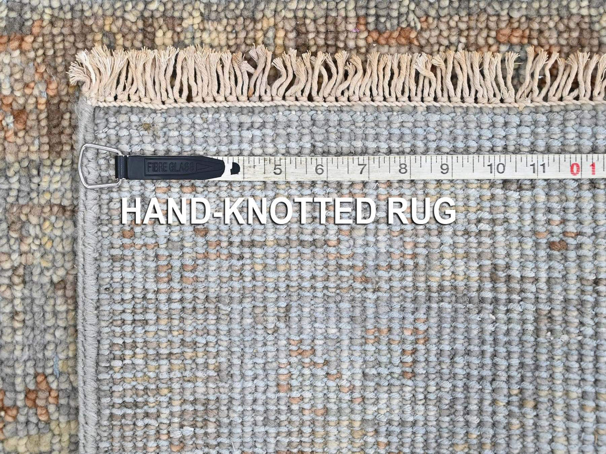 Oushak Oushak hand-knotted wool rug in Gray & Brown, 2' x 3' — SKU O010489 (view 7)