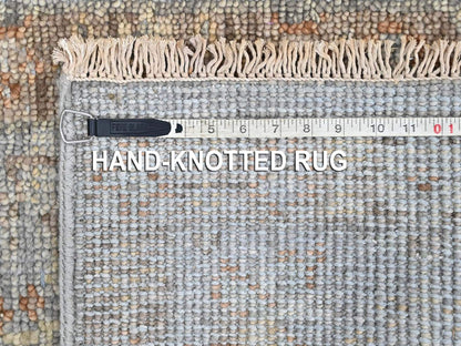 Oushak Oushak hand-knotted wool rug in Gray & Brown, 2' x 3' — SKU O010489 (view 7)