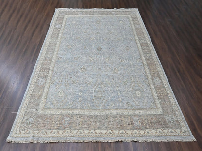 Oushak Oushak hand-knotted wool rug in Gray & Brown, 11'10" x 14'9" — SKU O010493 (view 2)