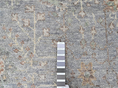 Oushak Oushak hand-knotted wool rug in Gray & Brown, 11'10" x 14'9" — SKU O010493 (view 7)