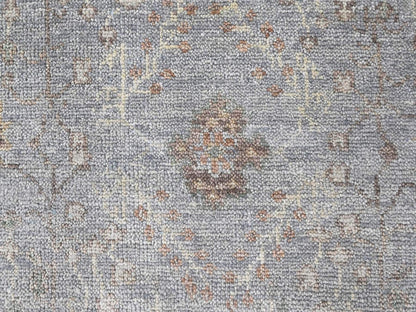 Oushak Oushak hand-knotted wool rug in Gray & Brown, 11'10" x 14'9" — SKU O010493 (view 8)