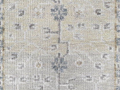Green 2'0" x 2'11" Khotan and Samarkand Hand knotted Wool Rug - Sku: O010497
