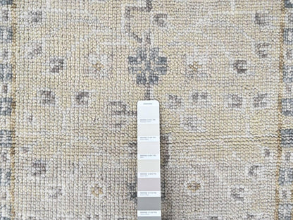 Green 2'0" x 2'11" Khotan and Samarkand Hand knotted Wool Rug - Sku: O010498