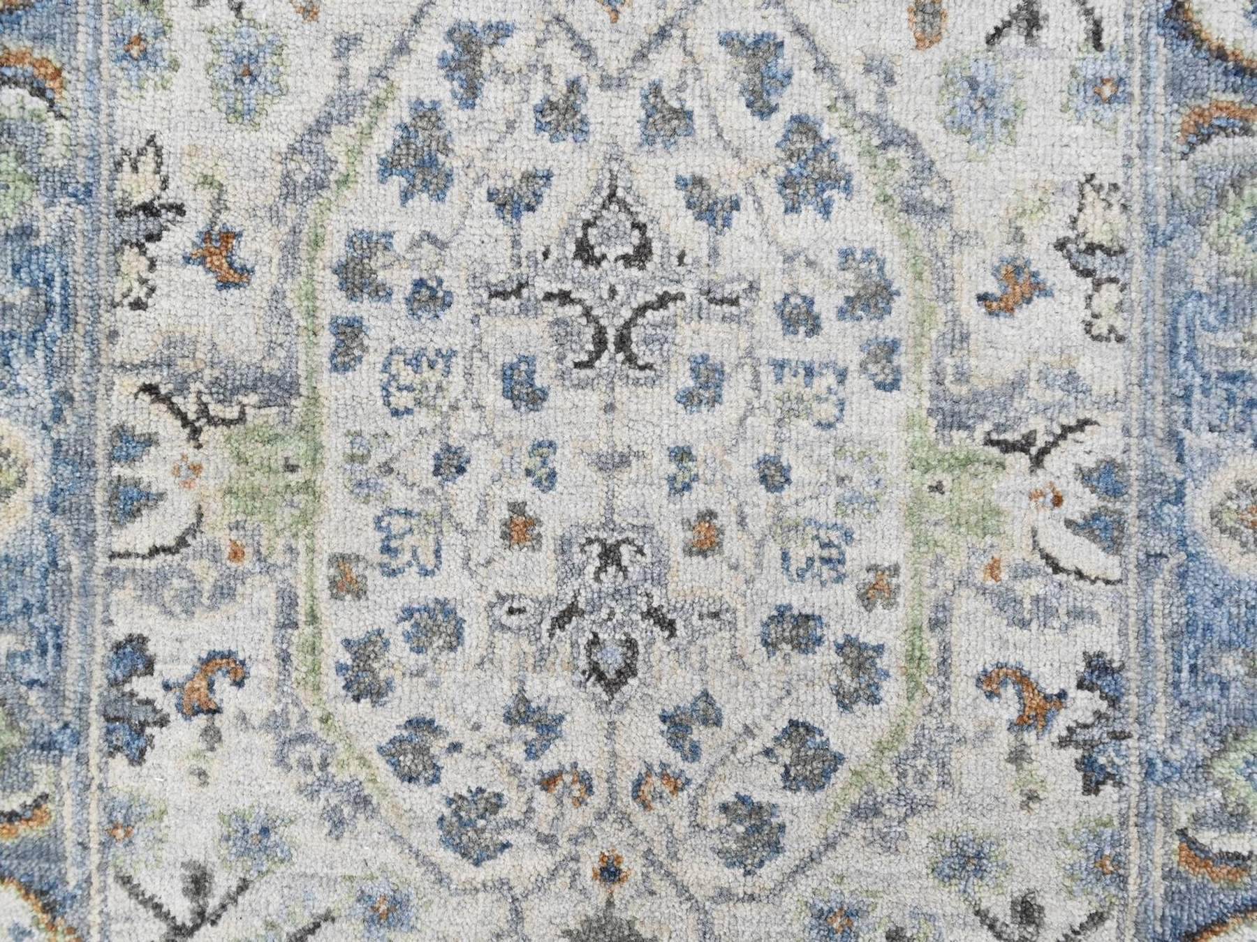 Oushak Oushak hand-knotted wool rug in Gray, 2' x 3' — SKU O010529 (view 4)