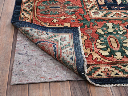 Blue 11'9" x 17'7" Tribal & Geometric Hand knotted Wool Rug - Sku: O01052