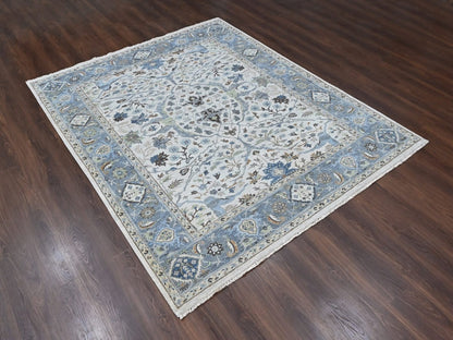 Oushak Oushak hand-knotted wool rug in Gray, 7'11" x 9'9" — SKU O010530 (view 3)