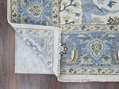 Oushak Oushak hand-knotted wool rug in Gray, 7'11" x 9'9" — SKU O010530 (view 4)