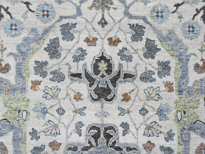 Oushak Oushak hand-knotted wool rug in Gray, 7'11" x 9'9" — SKU O010530 (view 8)