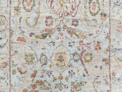 Mahal Oushak hand-knotted wool rug in Gray, 2' x 2'10" — SKU O010535 (view 4)