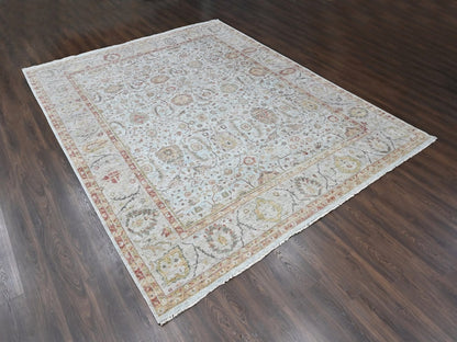 Mahal Oushak hand-knotted wool rug in Gray, 12' x 14'11" — SKU O010536 (view 3)