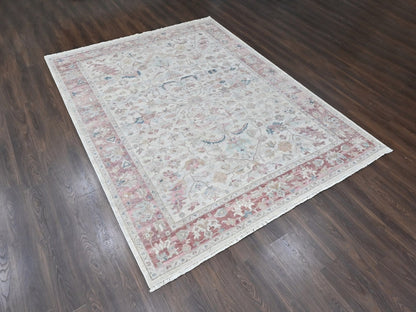 Beige 9'0" x 11'10" Heriz Hand knotted Wool Rug - Sku: O010545