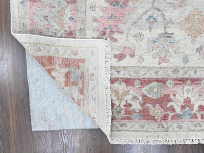 Beige 9'0" x 11'10" Heriz Hand knotted Wool Rug - Sku: O010545