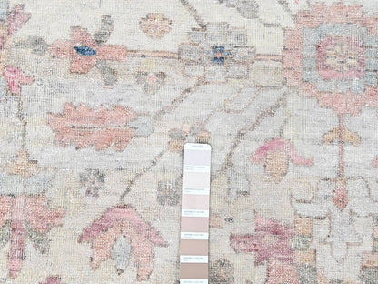 Beige 9'0" x 11'10" Heriz Hand knotted Wool Rug - Sku: O010545