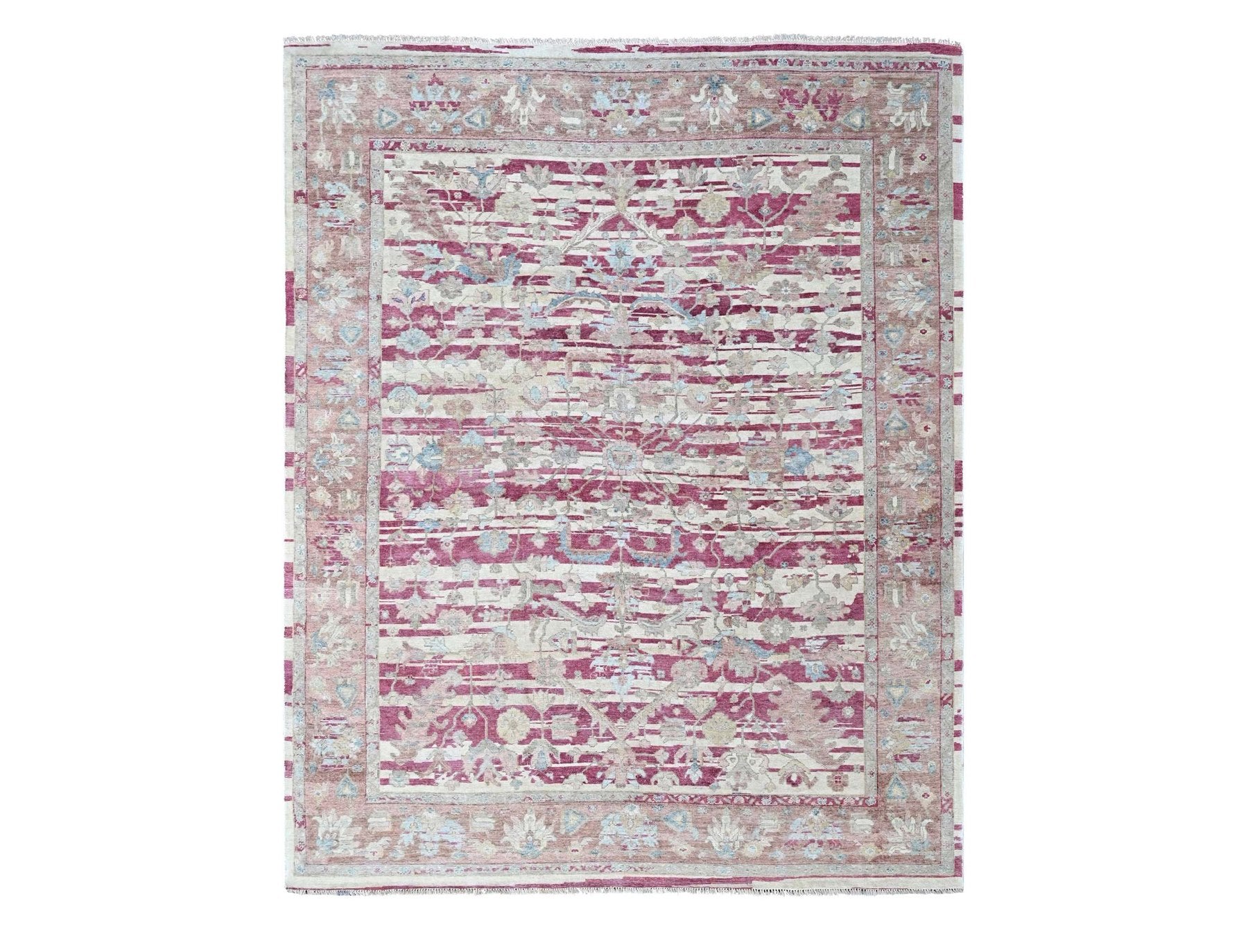 Heriz Heriz hand-knotted wool rug in Red & Brown, 7'8" x 9'9" — SKU O010551