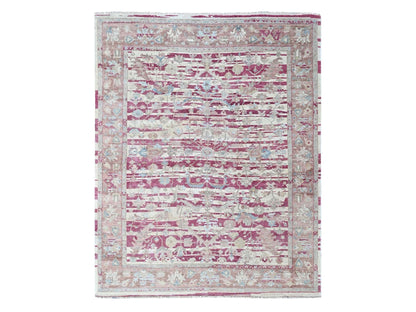 Heriz Heriz hand-knotted wool rug in Red & Brown, 7'8" x 9'9" — SKU O010551