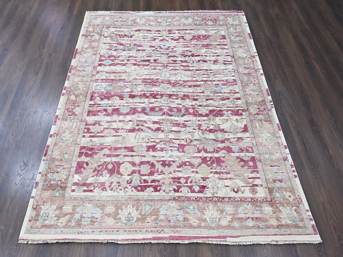 Heriz Heriz hand-knotted wool rug in Red & Brown, 7'8" x 9'9" — SKU O010551 (view 2)