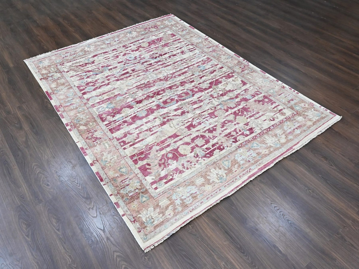 Heriz Heriz hand-knotted wool rug in Red & Brown, 7'8" x 9'9" — SKU O010551 (view 3)