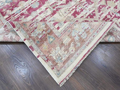 Heriz Heriz hand-knotted wool rug in Red & Brown, 7'8" x 9'9" — SKU O010551 (view 6)