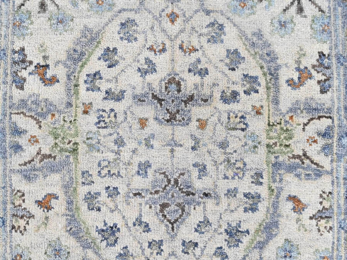 Oushak Oushak hand-knotted wool rug in Gray, 2'1" x 2'10", SKU O010563 (view 4)