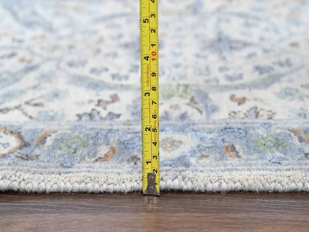 Oushak Oushak hand-knotted wool rug in Gray, 2'1" x 2'10", SKU O010563 (view 6)