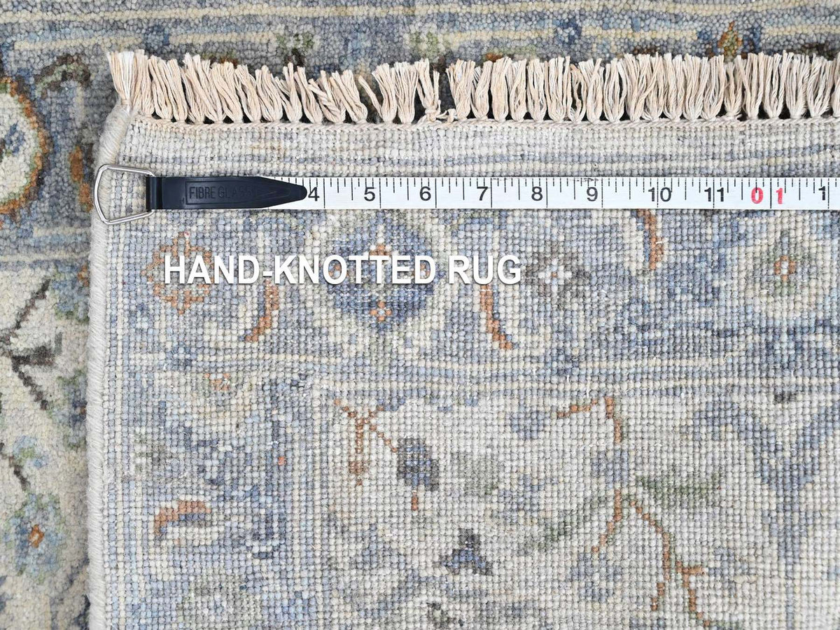 Oushak Oushak hand-knotted wool rug in Gray, 2'1" x 3', SKU O010564 (view 7)