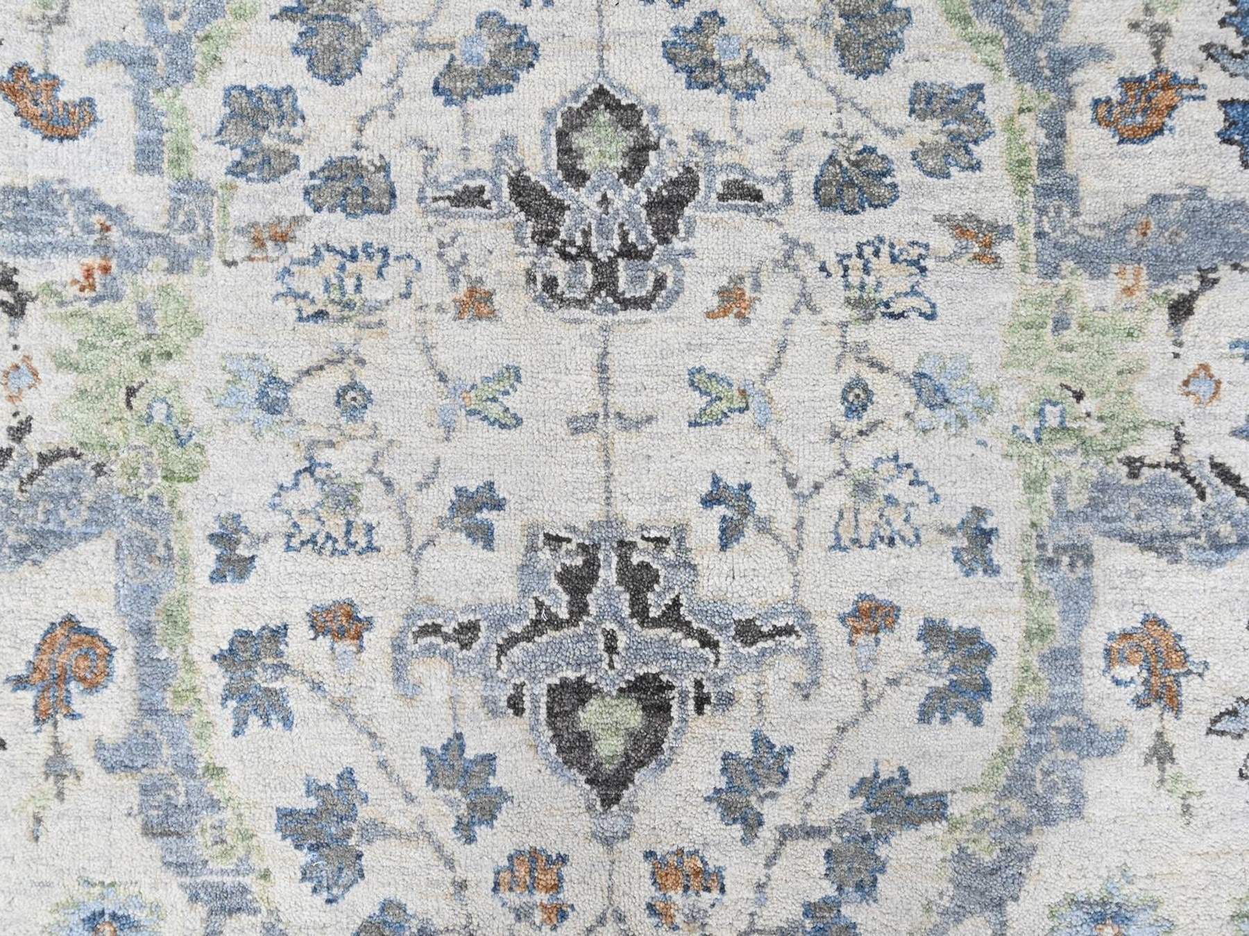 Oushak Oushak hand-knotted wool rug in Gray, 6' x 9', SKU O010567 (view 5)