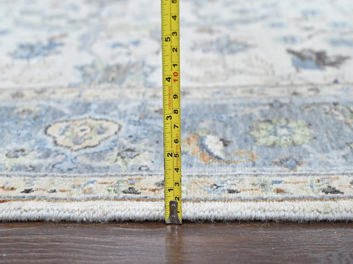 Oushak Oushak hand-knotted wool rug in Gray, 6' x 9', SKU O010567 (view 7)