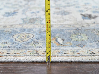 Oushak Oushak hand-knotted wool rug in Gray, 6' x 9', SKU O010567 (view 7)