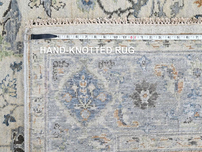 Oushak Oushak hand-knotted wool rug in Gray, 6' x 9', SKU O010567 (view 8)