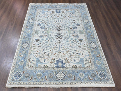 Oushak Oushak hand-knotted wool rug in Gray, 8' x 9'10", SKU O010568 (view 2)