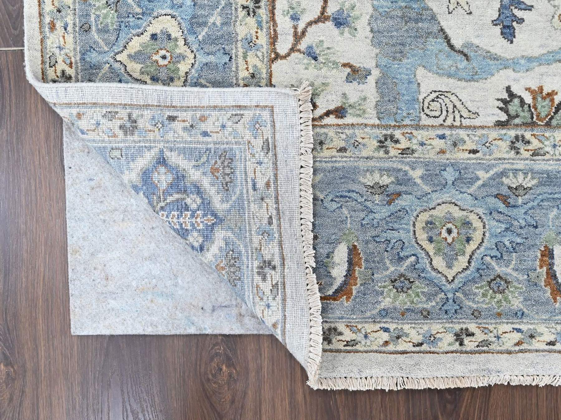 Oushak Oushak hand-knotted wool rug in Gray, 8' x 9'10", SKU O010568 (view 4)