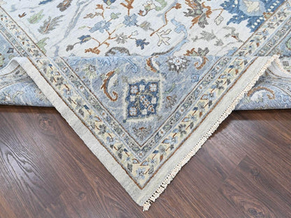 Oushak Oushak hand-knotted wool rug in Gray, 9'8" x 13'10", SKU O010569 (view 6)
