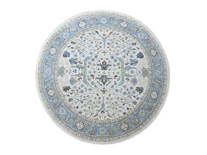 Oushak Oushak hand-knotted wool rug in Gray, 11'9" x 12', SKU O010571