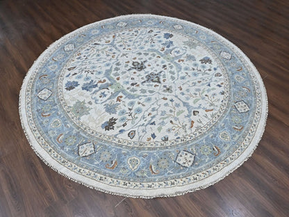 Oushak Oushak hand-knotted wool rug in Gray, 11'9" x 12', SKU O010571 (view 2)